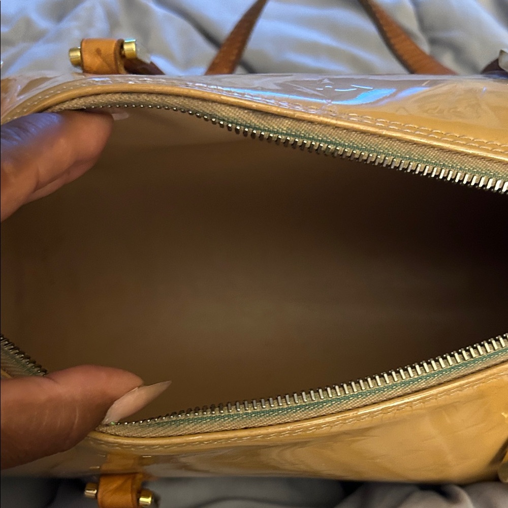Louis Vuitton Beige Monogram Satchel - Picture 3 of 6